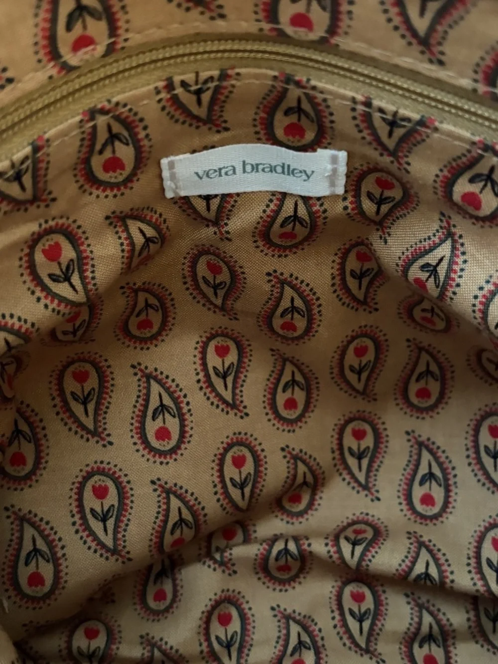 Vera Bradley Hipster Crossbody Bag Midnight Garden Paisley Quilted Adjustable